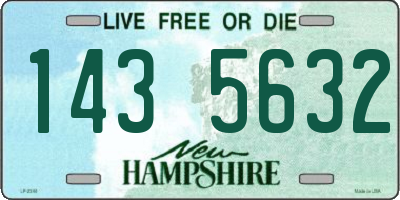 NH license plate 1435632