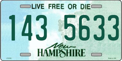 NH license plate 1435633