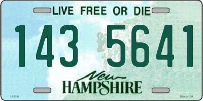 NH license plate 1435641