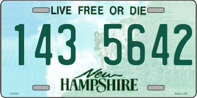 NH license plate 1435642