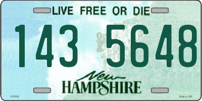 NH license plate 1435648