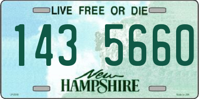 NH license plate 1435660