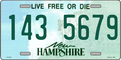 NH license plate 1435679