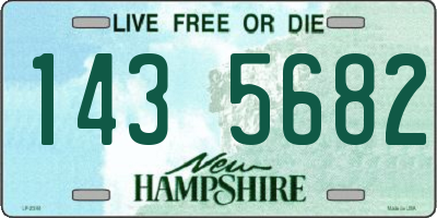 NH license plate 1435682