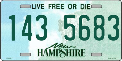 NH license plate 1435683