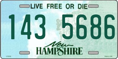 NH license plate 1435686