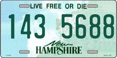 NH license plate 1435688