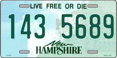 NH license plate 1435689