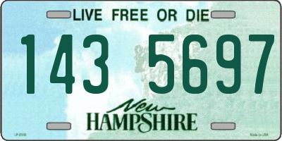 NH license plate 1435697