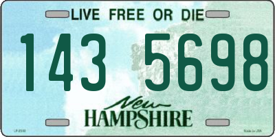 NH license plate 1435698