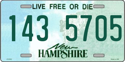 NH license plate 1435705