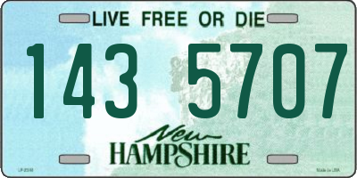 NH license plate 1435707