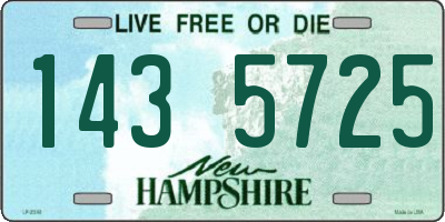 NH license plate 1435725