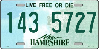 NH license plate 1435727