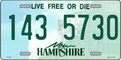 NH license plate 1435730