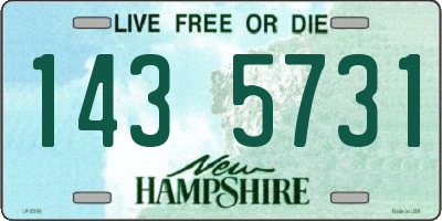 NH license plate 1435731
