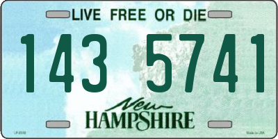 NH license plate 1435741