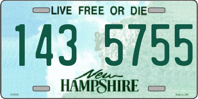 NH license plate 1435755