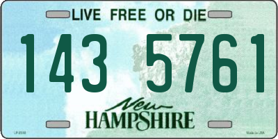 NH license plate 1435761