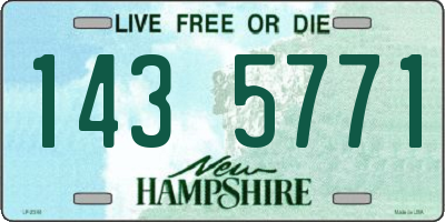NH license plate 1435771