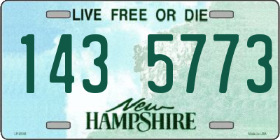 NH license plate 1435773