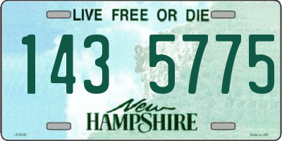NH license plate 1435775