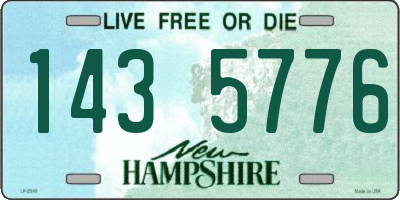NH license plate 1435776