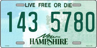 NH license plate 1435780
