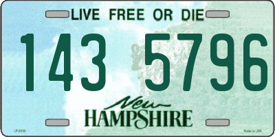 NH license plate 1435796