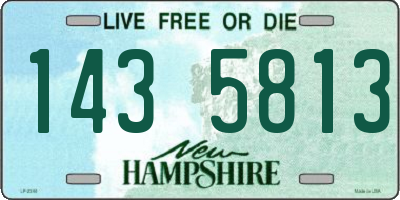 NH license plate 1435813