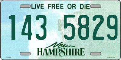 NH license plate 1435829