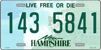 NH license plate 1435841