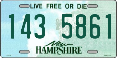 NH license plate 1435861