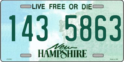 NH license plate 1435863