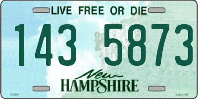 NH license plate 1435873