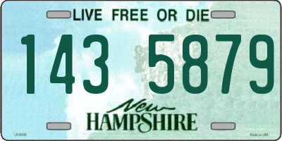 NH license plate 1435879