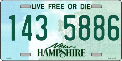 NH license plate 1435886