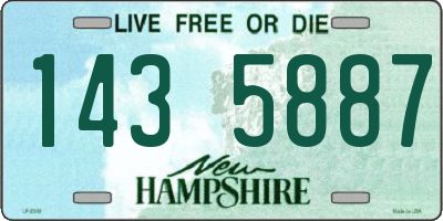 NH license plate 1435887
