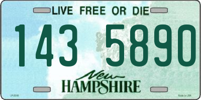 NH license plate 1435890