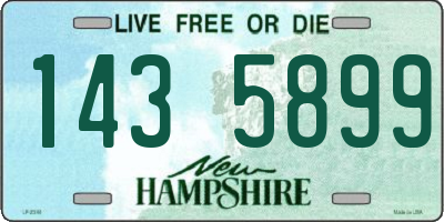 NH license plate 1435899