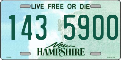 NH license plate 1435900