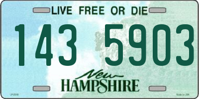 NH license plate 1435903