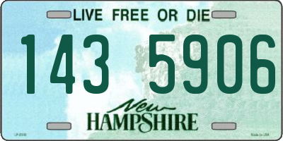 NH license plate 1435906