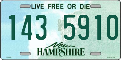 NH license plate 1435910