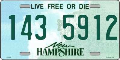 NH license plate 1435912