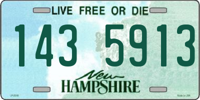 NH license plate 1435913