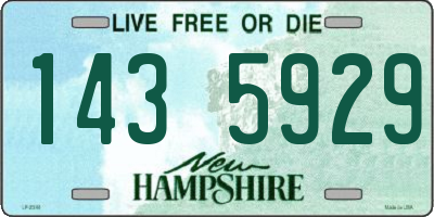 NH license plate 1435929