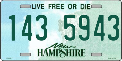 NH license plate 1435943