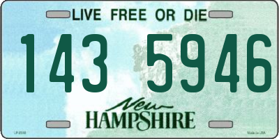 NH license plate 1435946