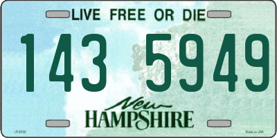 NH license plate 1435949